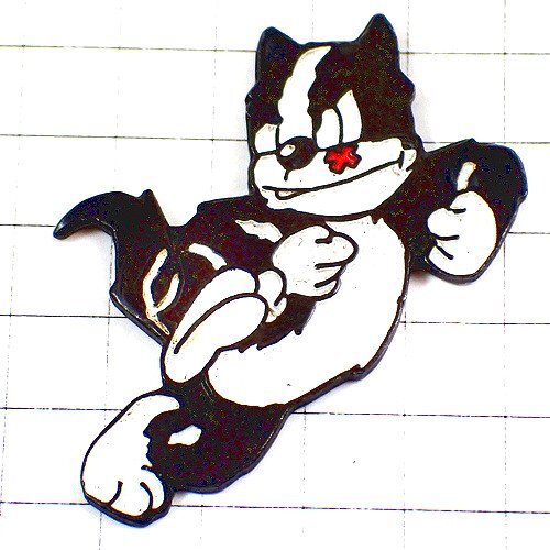 ピンバッジ?ネコ貓のキャラクター◆フランス限定ピンズ◆レアなヴィンテージものピンバッチ