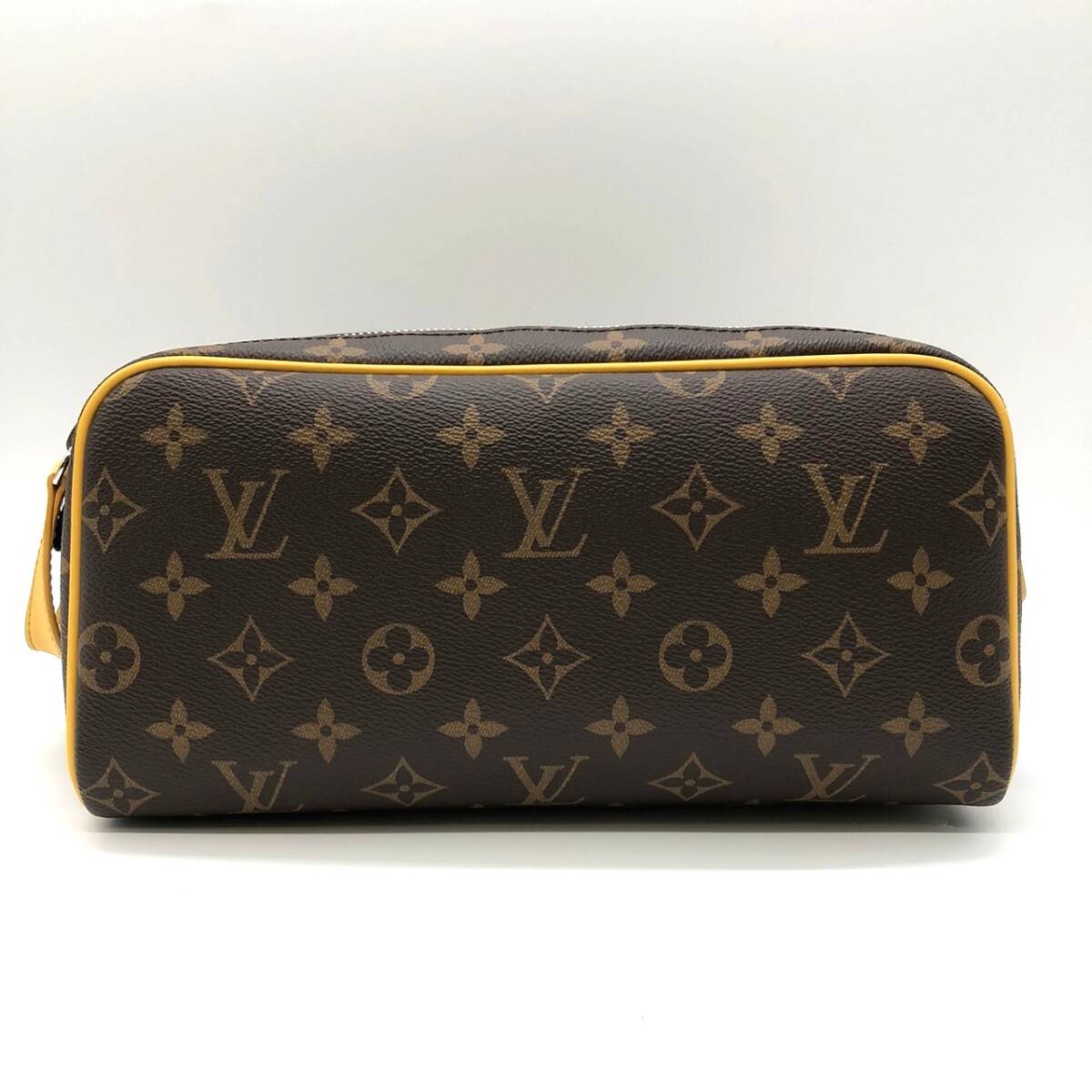 \美品/LOUIS VUITTON ルイ・ヴィトン ドップ・キット M46764 セカンドバッグ モノグラム ブラウン_画像2
