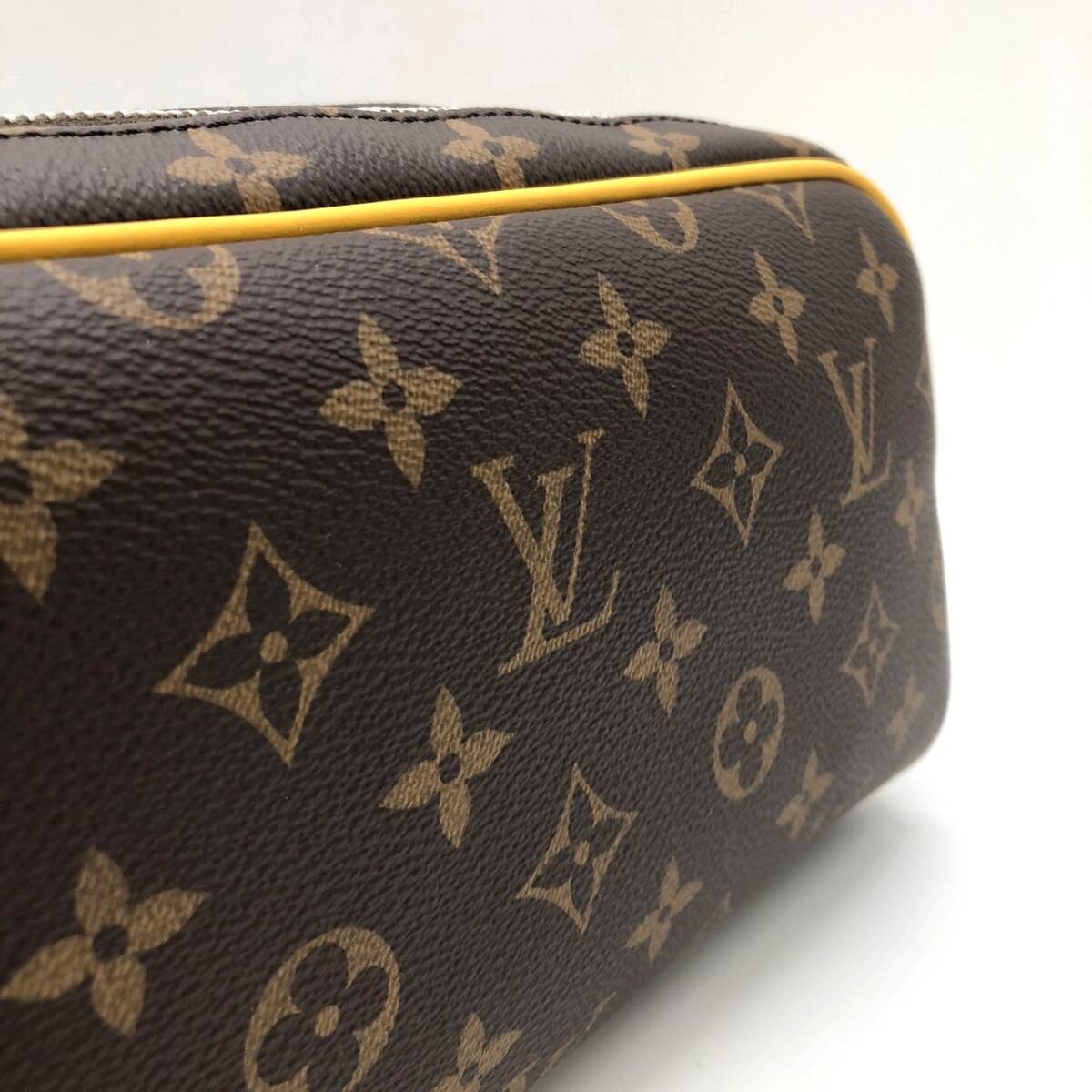 \美品/LOUIS VUITTON ルイ・ヴィトン ドップ・キット M46764 セカンドバッグ モノグラム ブラウン_画像3