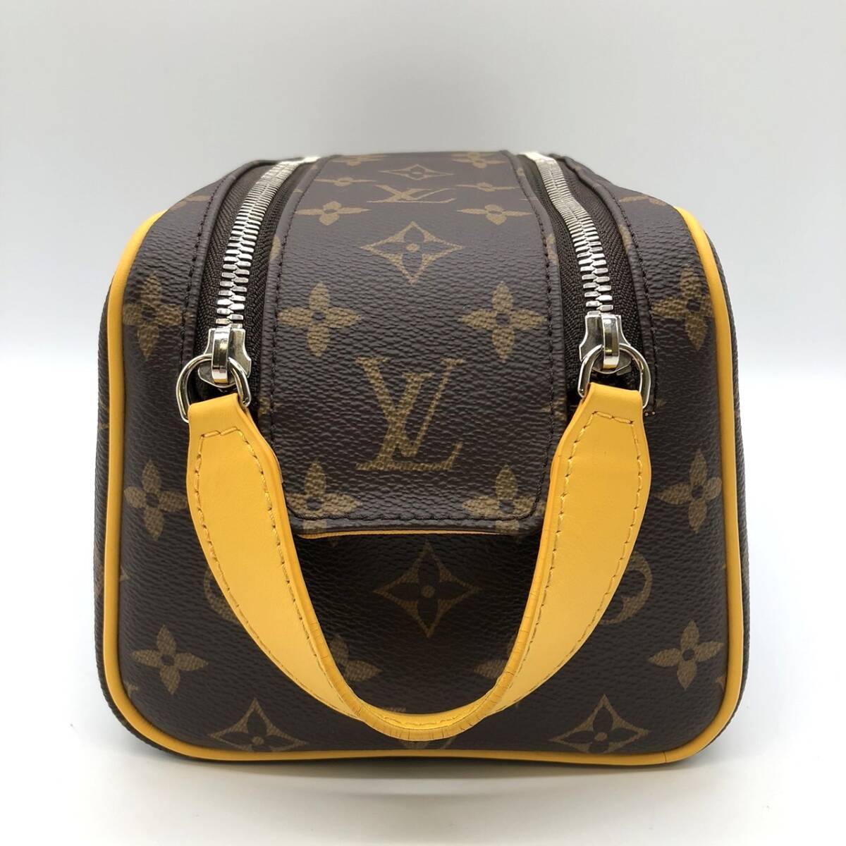 \美品/LOUIS VUITTON ルイ・ヴィトン ドップ・キット M46764 セカンドバッグ モノグラム ブラウン_画像7