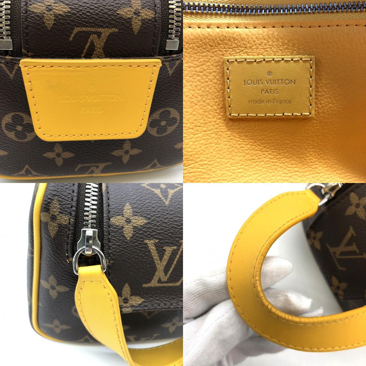 \美品/LOUIS VUITTON ルイ・ヴィトン ドップ・キット M46764 セカンドバッグ モノグラム ブラウン_画像10