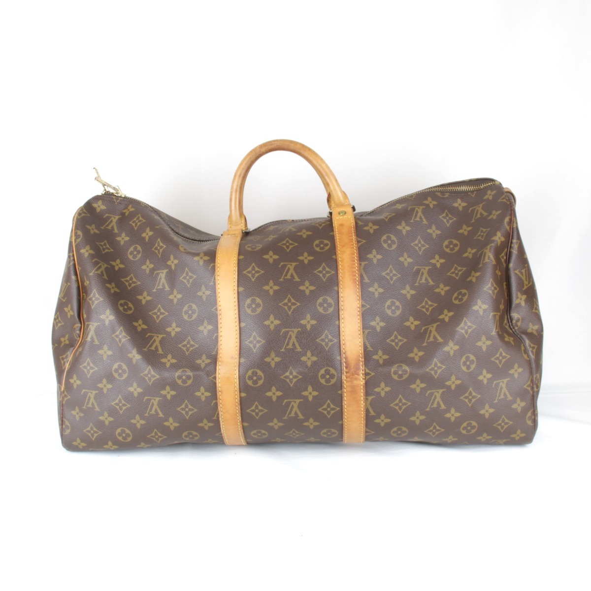  часть с дефектом [USED] LOUIS VUITTON Louis * Vuitton ключ poru55 M41424 сумка "Boston bag" Brown монограмма парусина 