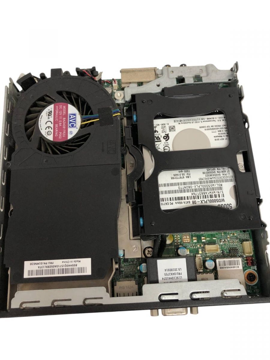 デスクトップパソコン Lenovo ThinkCentre M710q Core i3-7100T メモリ4GB HDD500GB OS再インストール済 AMK734363新