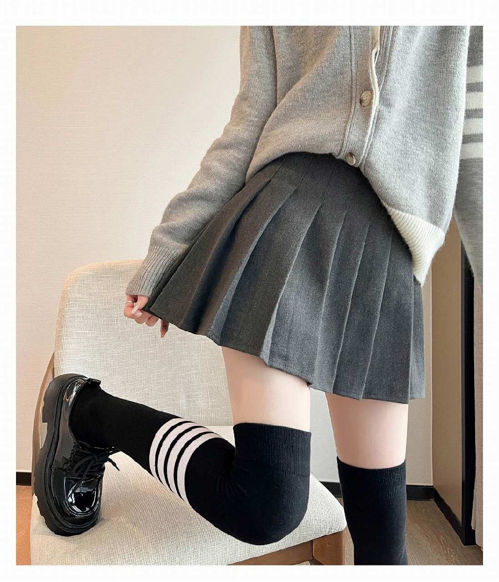 ミニスカート ショート丈 スカート プリーツスカート かわいい 無(wú)地 シンプル 大きいサイズあり M ホワイト