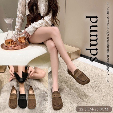  женский шлепанцы туфли-лодочки под мутон Loafer обувь Flat low каблук ....24.5cm(39) Brown 