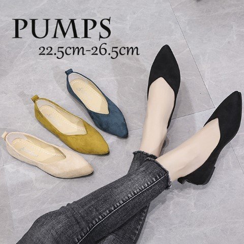  туфли-лодочки шлепанцы обувь Flat подошва soft Fit приятный ..po Inte dotu легкий 24.5cm(39) чёрный 