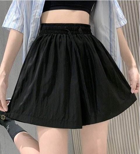 ショートパンツ ミニパンツ ハーフパンツ シンプル カジュアル レディース 5XL ブラック