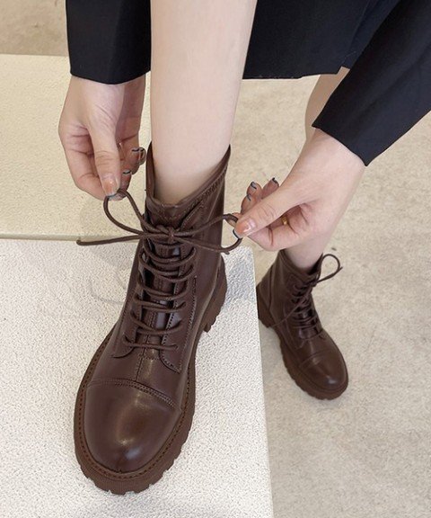  короткие сапоги гонки выше женский 25.0cm(40) Brown 