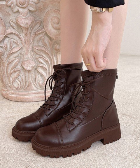  короткие сапоги гонки выше женский 25.0cm(40) Brown 