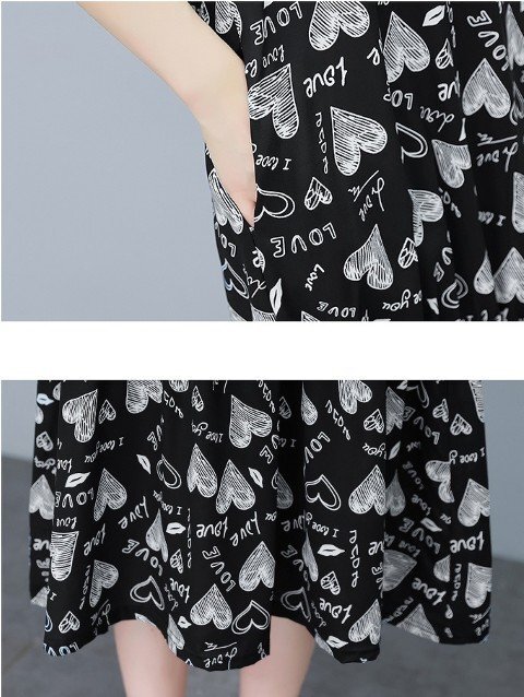 ファッションワンピース L ブラック