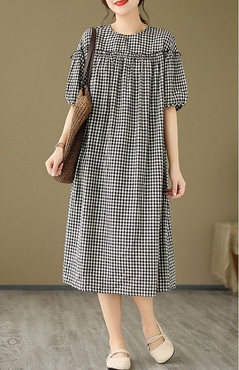 ファッションワンピース L ブラック