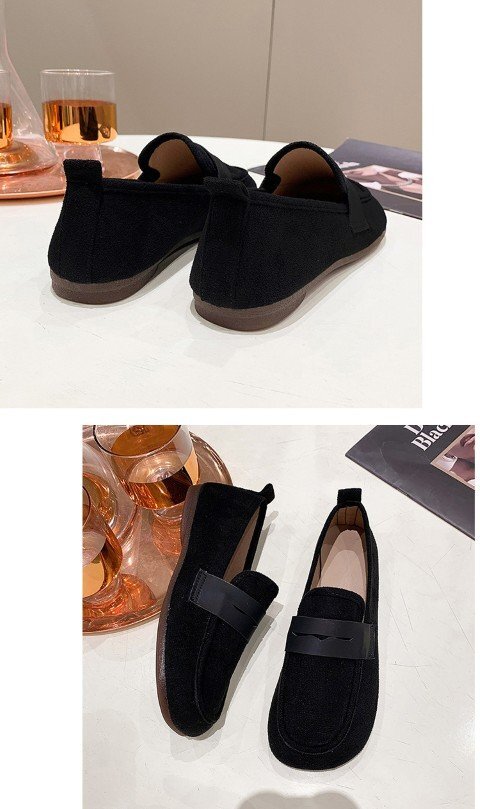  женский шлепанцы туфли-лодочки под мутон Loafer обувь Flat low каблук ....24.5cm(39) Brown 