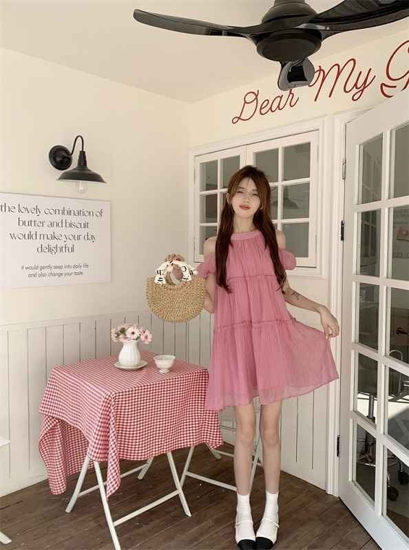  все 3 цвет Mini One-piece off плечо оборка симпатичный платье 2 следующий ....XL зеленый 