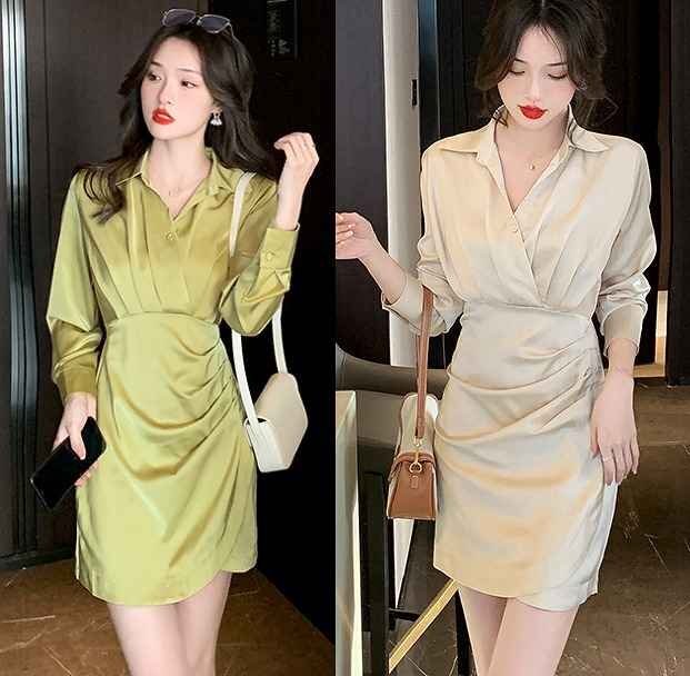  длинный рукав One-piece V шея minivan pi простой casual sexy XL зеленый 