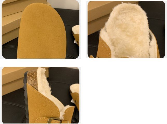  женский под мутон шлепанцы обратная сторона боа обувь короткие сапоги .... Flat 23.5cm(37) зеленый 
