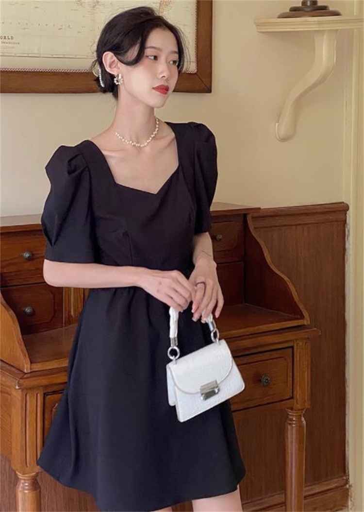  большой размер One-piece красивый . лента elegant мини-юбка XL голубой 