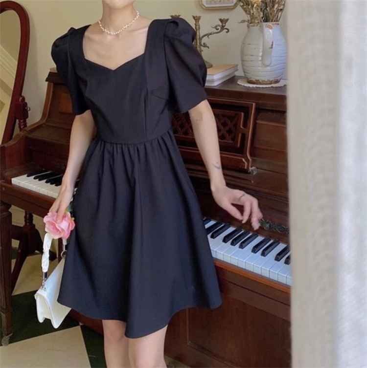  большой размер One-piece красивый . лента elegant мини-юбка XL голубой 