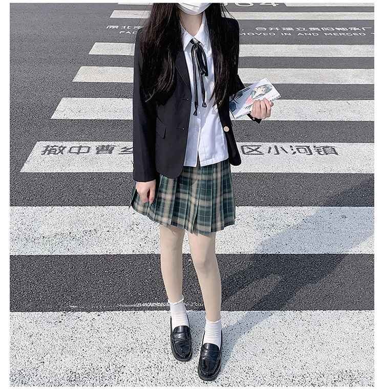 學(xué)生服風(fēng) ブレザー コスプレ衣裝 ジャケット 制服 大きいサイズあり XS ブラウン(畫像の色)