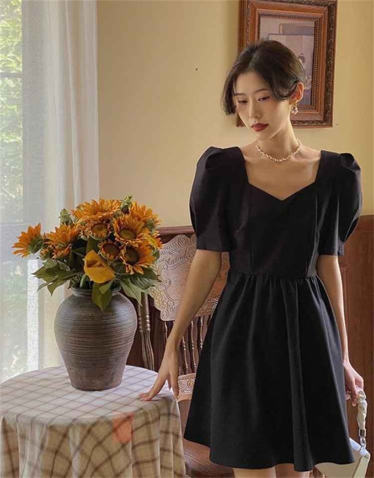  большой размер One-piece красивый . лента elegant мини-юбка XL голубой 