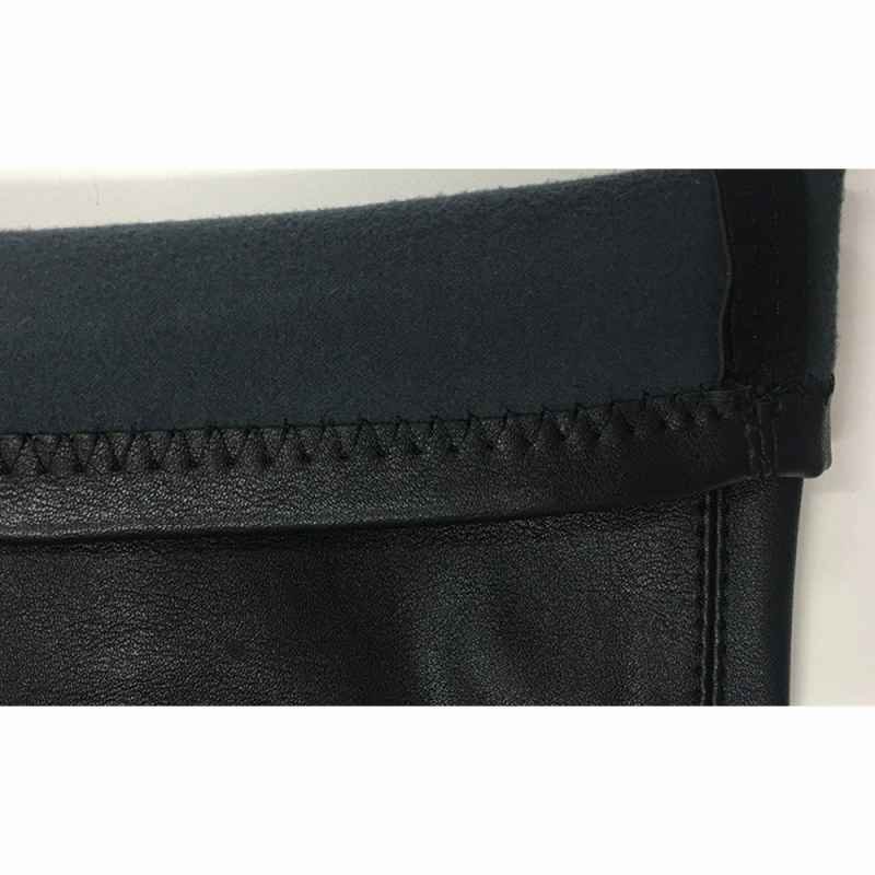  сапоги ботинки кожзаменитель Корея 22.5cm(35) черный 