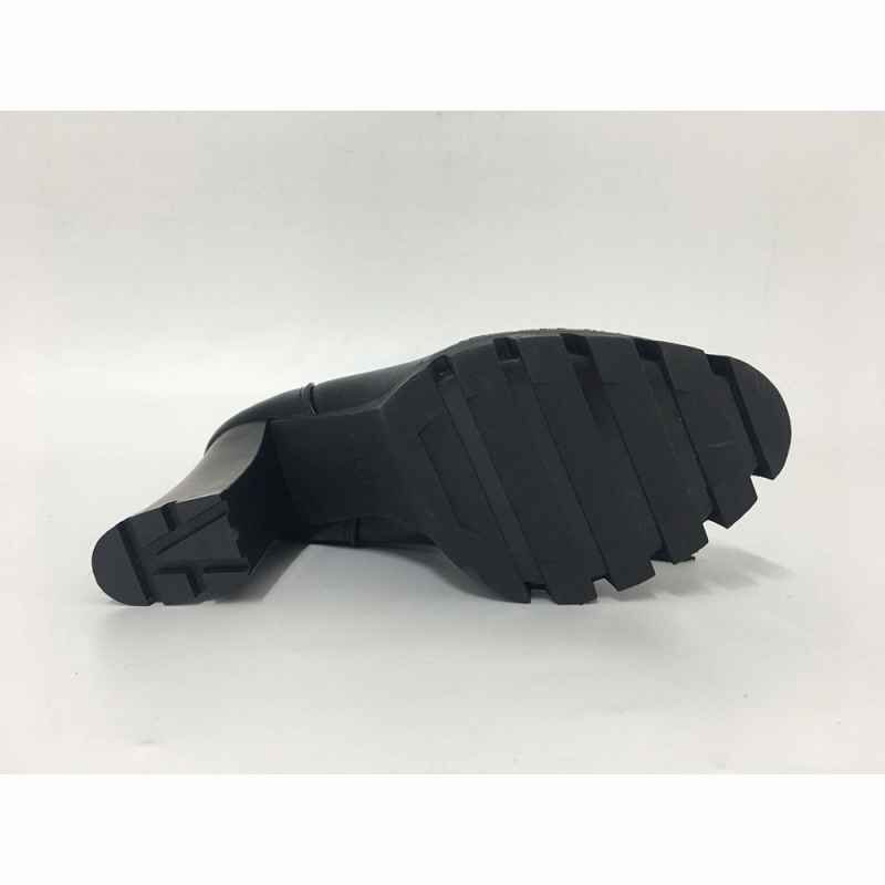  сапоги ботинки кожзаменитель Корея 22.5cm(35) черный 