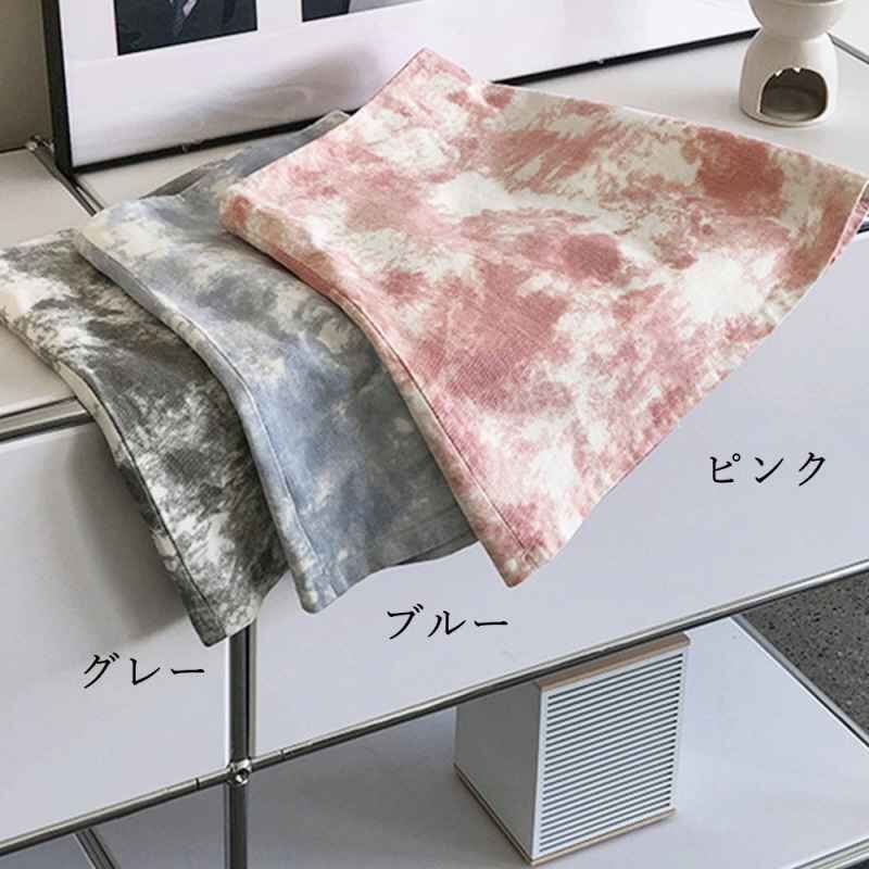 ミニタイトスカート ハイウエスト レディース ショートスカート レトロ M ブルー