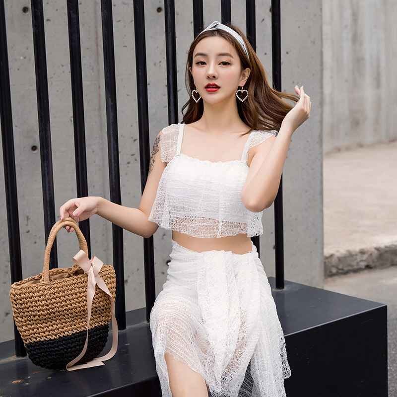 水著3點(diǎn)セット 海水浴 おしゃれ リゾート ビキニ セクシー 大人 M キャメル