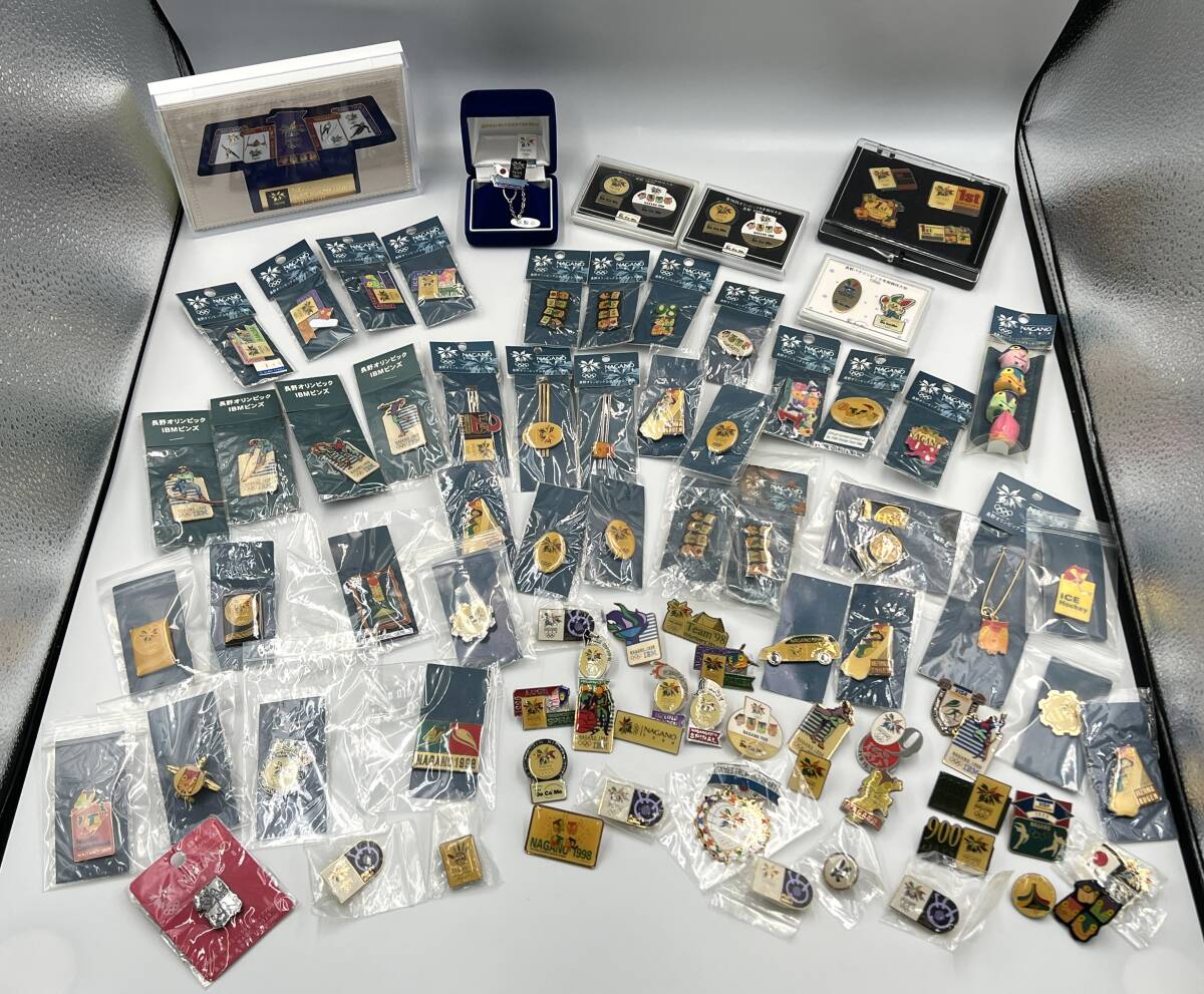 長野オリンピック】 ピンバッジ 公式ライセンス商品 大量まとめ