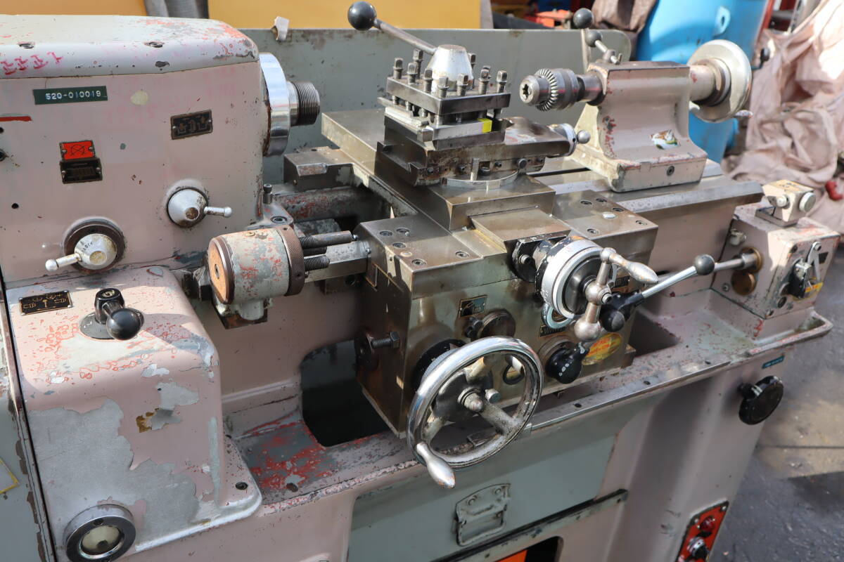 エグロ制小型旋盤GL-120型 200V 動作確認済　売り切り
