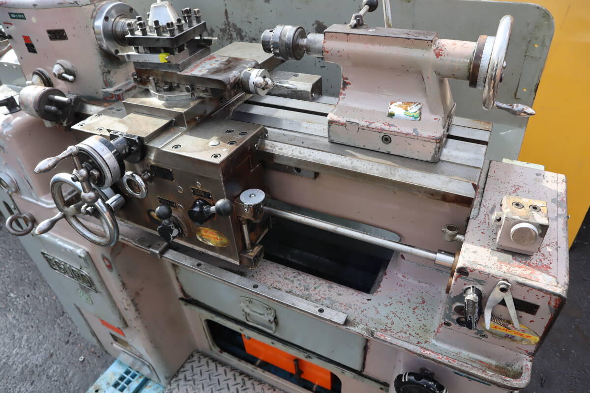 エグロ制小型旋盤GL-120型 200V 動作確認済　売り切り