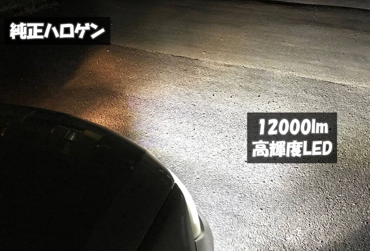 ★新品即納 トヨタ ハイエース 200系 4型 5型 6型 7型 8型 9型 後付け 12000ルーメン 高輝度 LED フォグランプ 本体 フルキット ポン付けOK