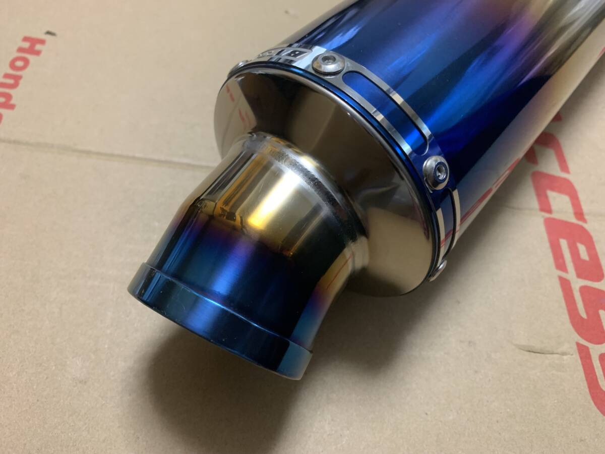 美品☆絶版☆NINJAニンジャ250（13〜17年式）EX250ビームス/LBEAMS焼き色入りスリップオンサイレンサー/マフラー☆JMAC認証☆送料無料　