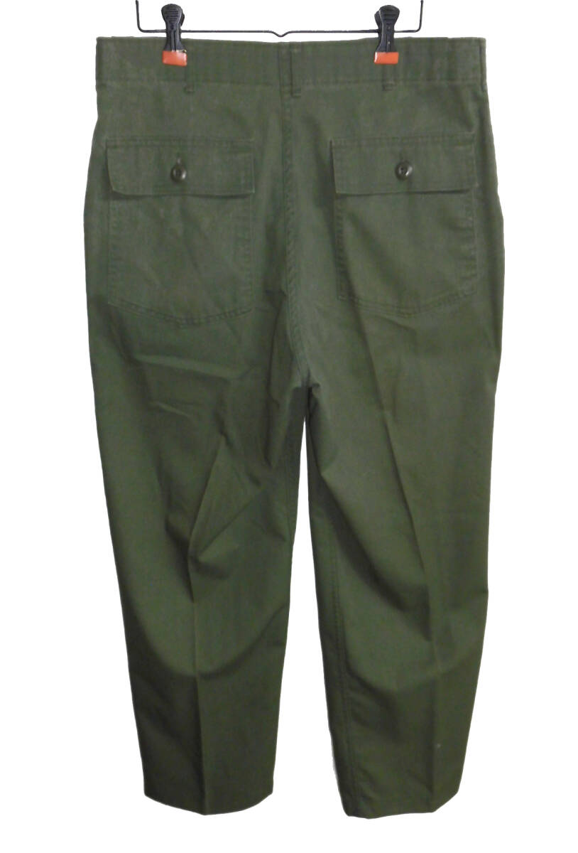 ◇美品 80's ビンテージ 米軍 実物 U.S.MILITARY TROUSERS MAN'S UTILITY DURABLE PRESS OG-507 ベイカーパンツ W34 1985年支給品