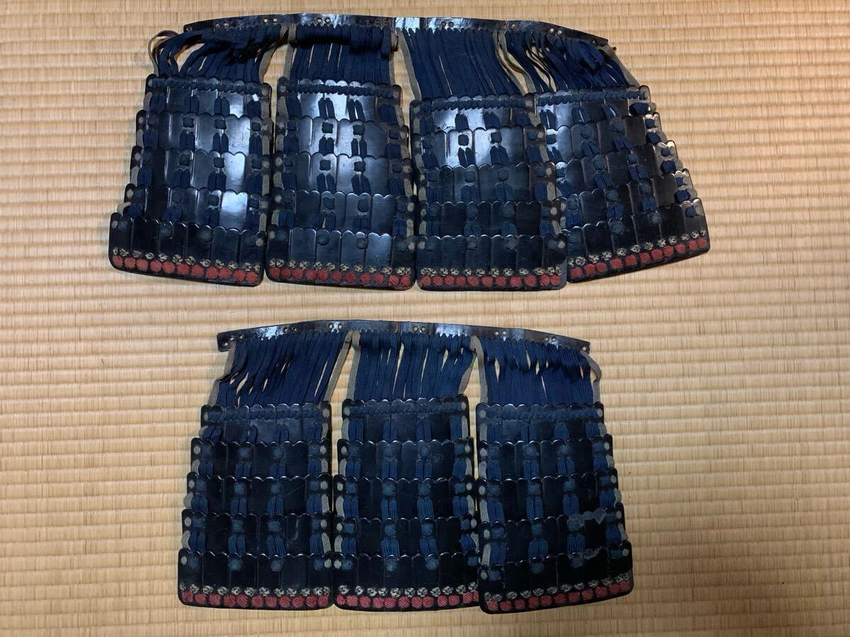 『佩楯』骨董 古美術 武具 甲冑 鎧 兜 侍 サムライ 武士 戦国 草摺 佩楯 脛楯 籠手 篭手 甲冑 武具 鎧 鎧部品 時代武具 防具
