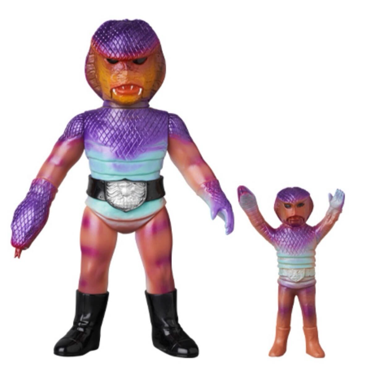 東映レトロソフビコレクション コブラ男 蓄光 ミニソフビセット コブラ男 新色 蓄光 + ミニ ソフビ 東映レトロ ソフビ コレクション