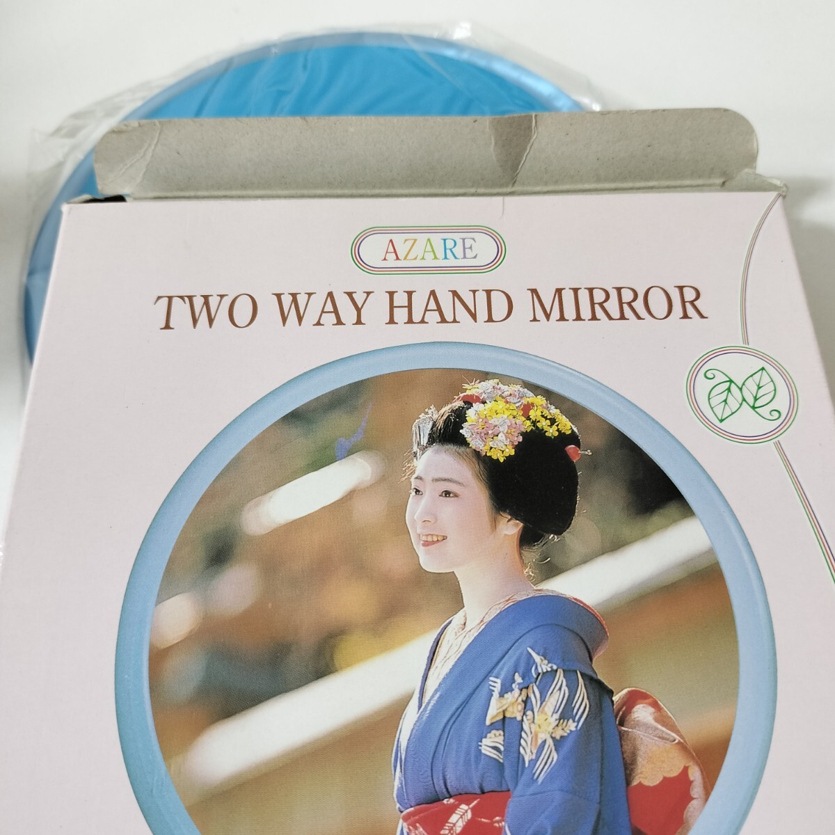 AZARE TWO WAY HAND MIRROR のばして持って、折って置く 2WAY ハンドミラー 手鏡 未使用品