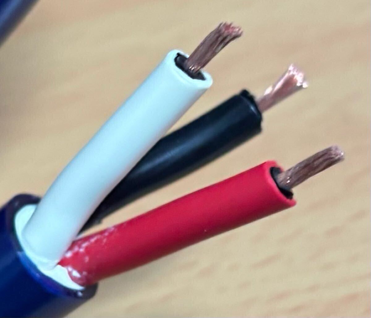 ★激レア★KHD電源ケーブル1.8m★Classy Acoustic Cable特注金メッキ電源プラグ、金メッキ端子、IECプラグは真鍮です。オイル塗布可能。_画像4