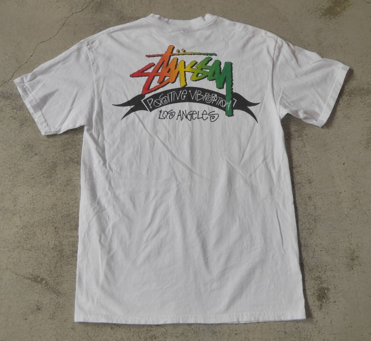Stussy тень man футболка M размер 2000slas Takara -90 годы 90s Vintage б/у одежда Old Supreme Supreme Stussy Acgpa well LOS ANGELES