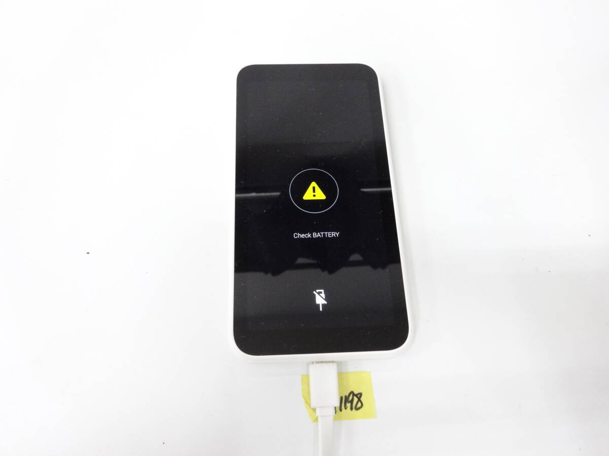 au KDDI SAMSUNG Galaxy 5G Mobile Wi-Fi SCR01 モバイルルーター 通電のみ確認 G1198