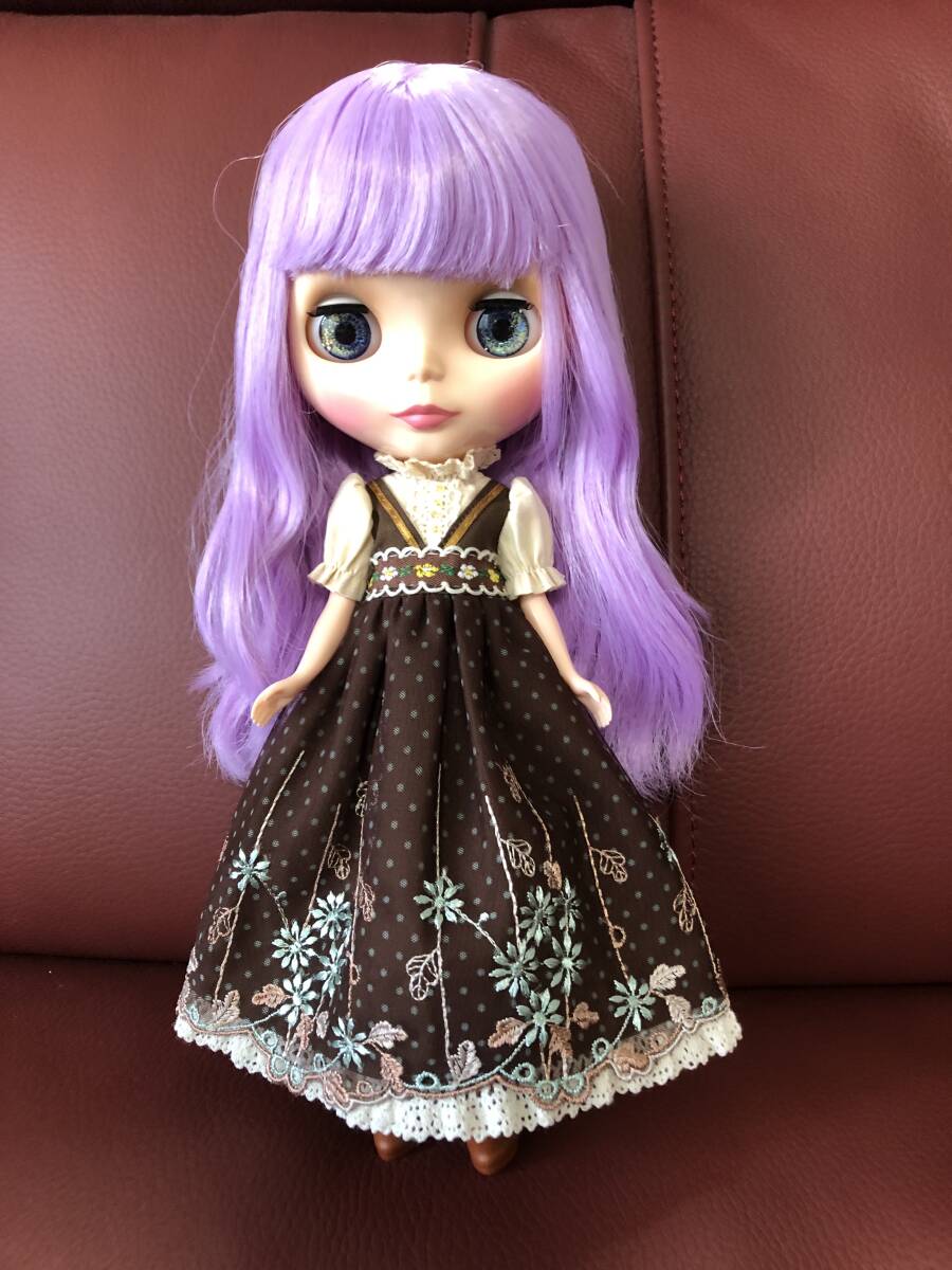 ネオブライス　チュールレースドレス　ブライス アウトフィット 花柄 ドット ドレス