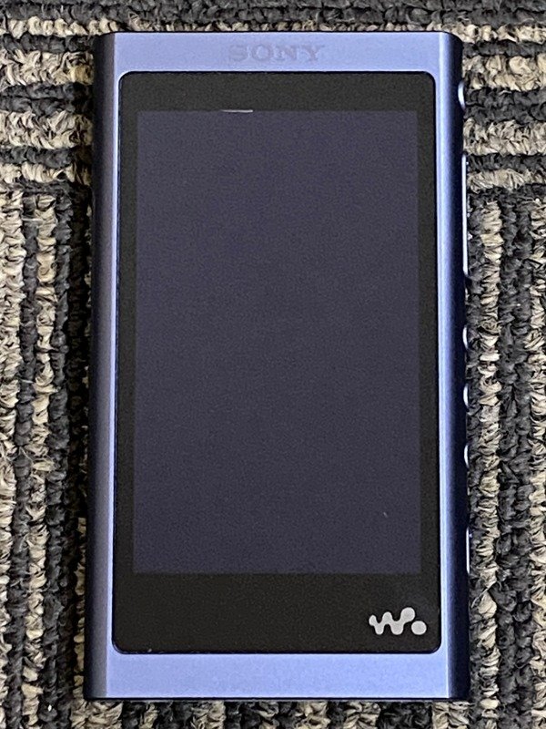 【通電〇 動作未確認(rèn)】SONY NW-A55 ポータブルデジタルミュージックプレーヤー ムーンリッドブルー ウォークマン 1円~　M0769