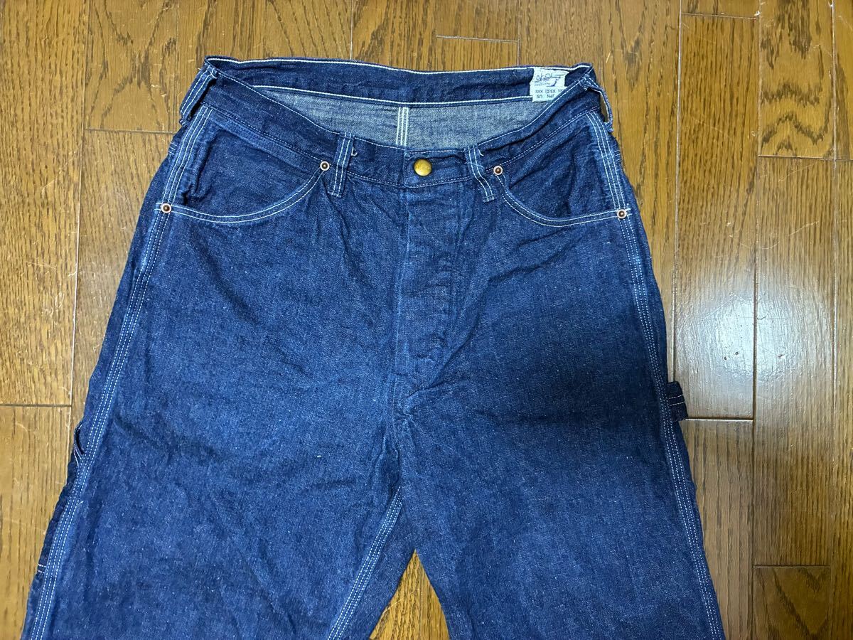  или s low Denim painter's pants XS 0 рабочие брюки индиго превосходный товар 