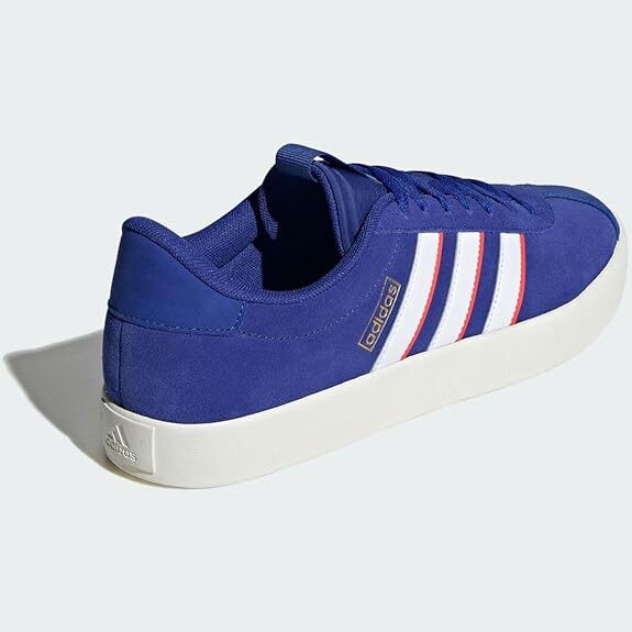 ?スピード発送 新品未使用 adidas(アディダス) VL Court 3.0 ローカット スニーカー ID6283(Blue/White/BrightRed)２６．５ＣＭ