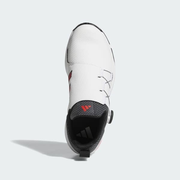 ?スピード発送 新品未使用 adidasGolf Powerfade BOA ダイヤル式ゴルフシューズ H2203(ホワイト/ブラック/ルビー)２７．０ＣＭ