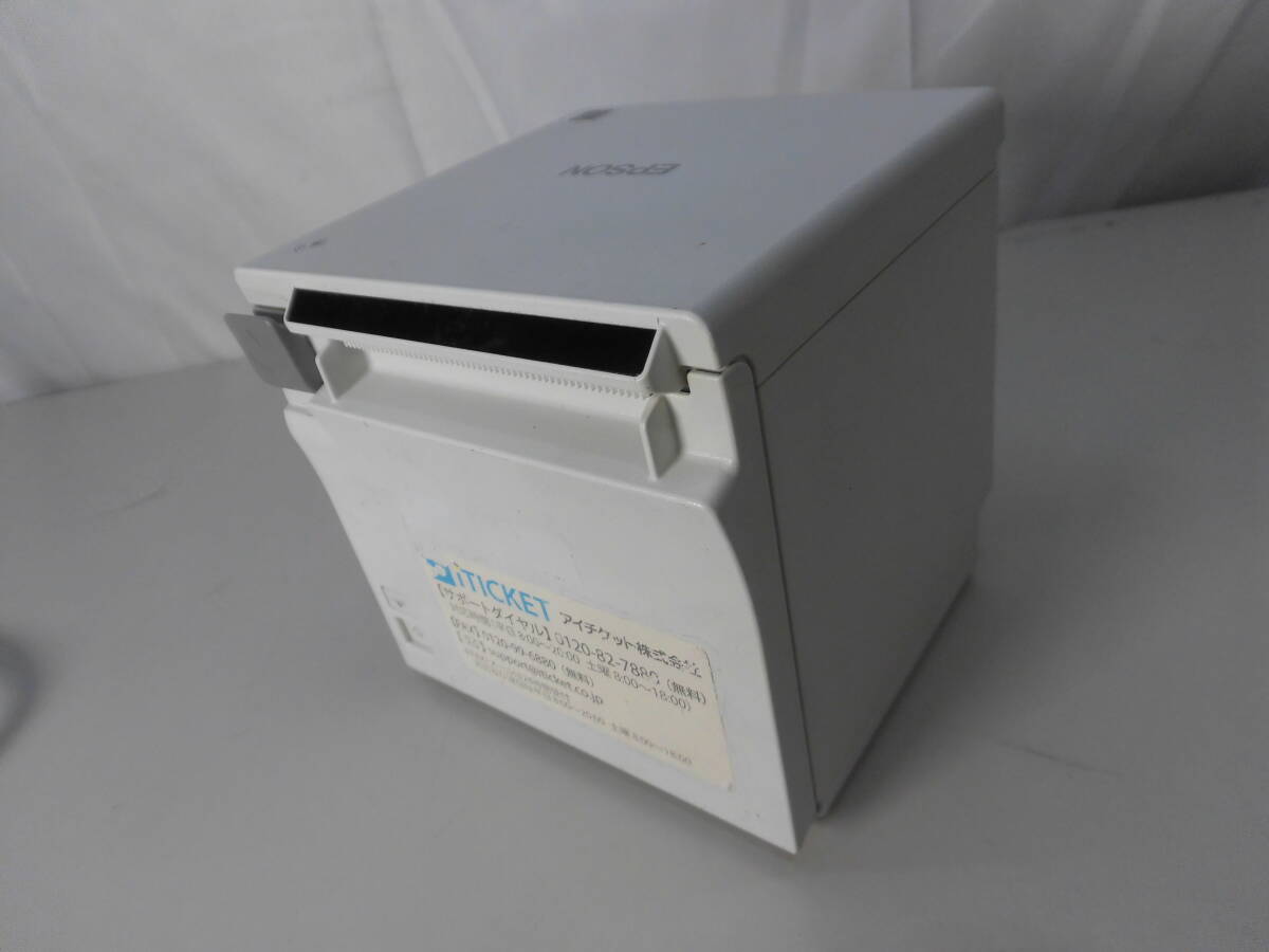 ◆◇1789 EPSON レシートプリンター TM-m30 611 M335B 通電〇 印字確認〇 ACあり 6.817km 88812cuts◇◆