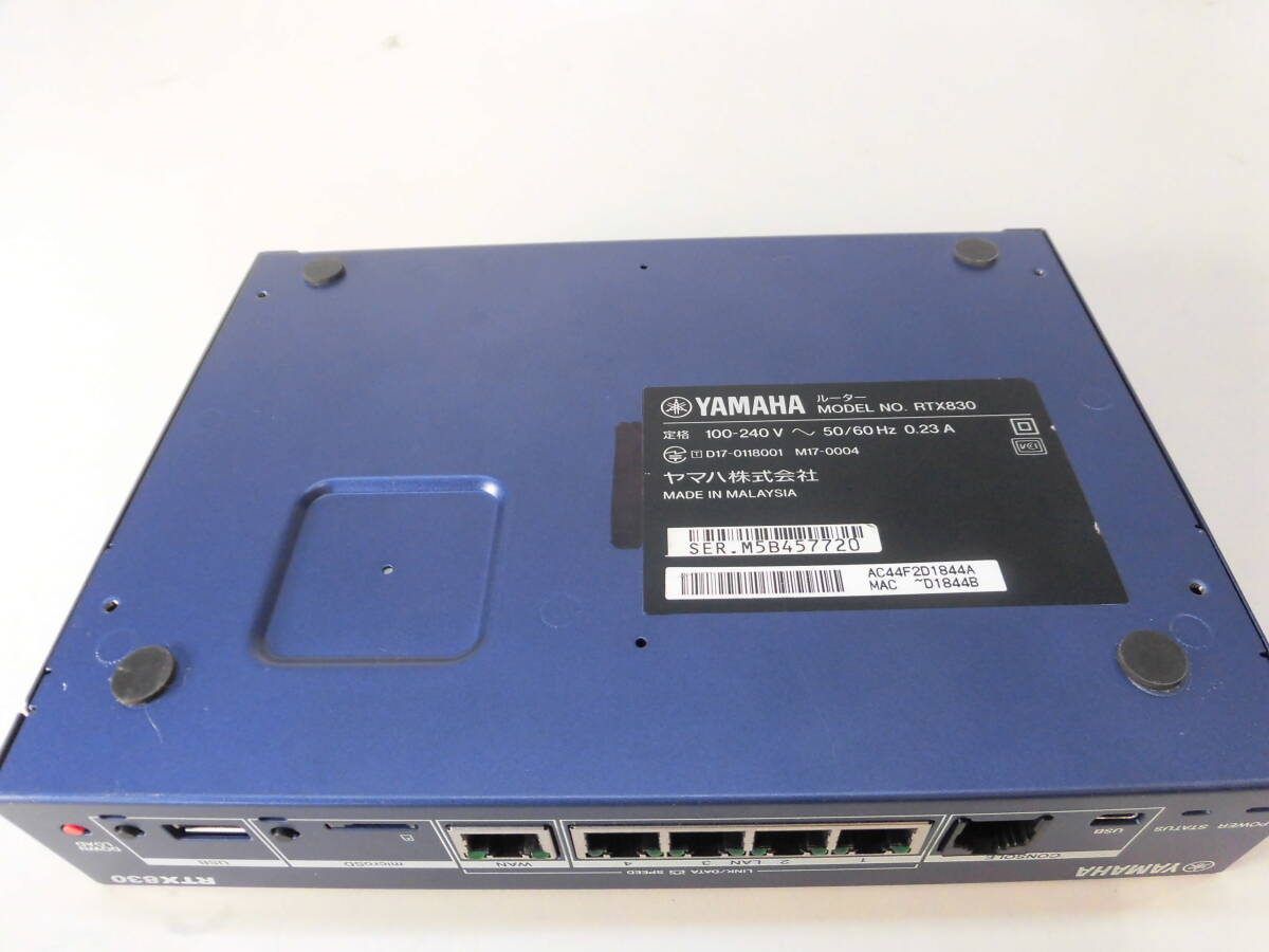 **1790 YAMAHA Giga доступ VPN маршрутизатор RTX830 есть перевод текущее состояние товар **