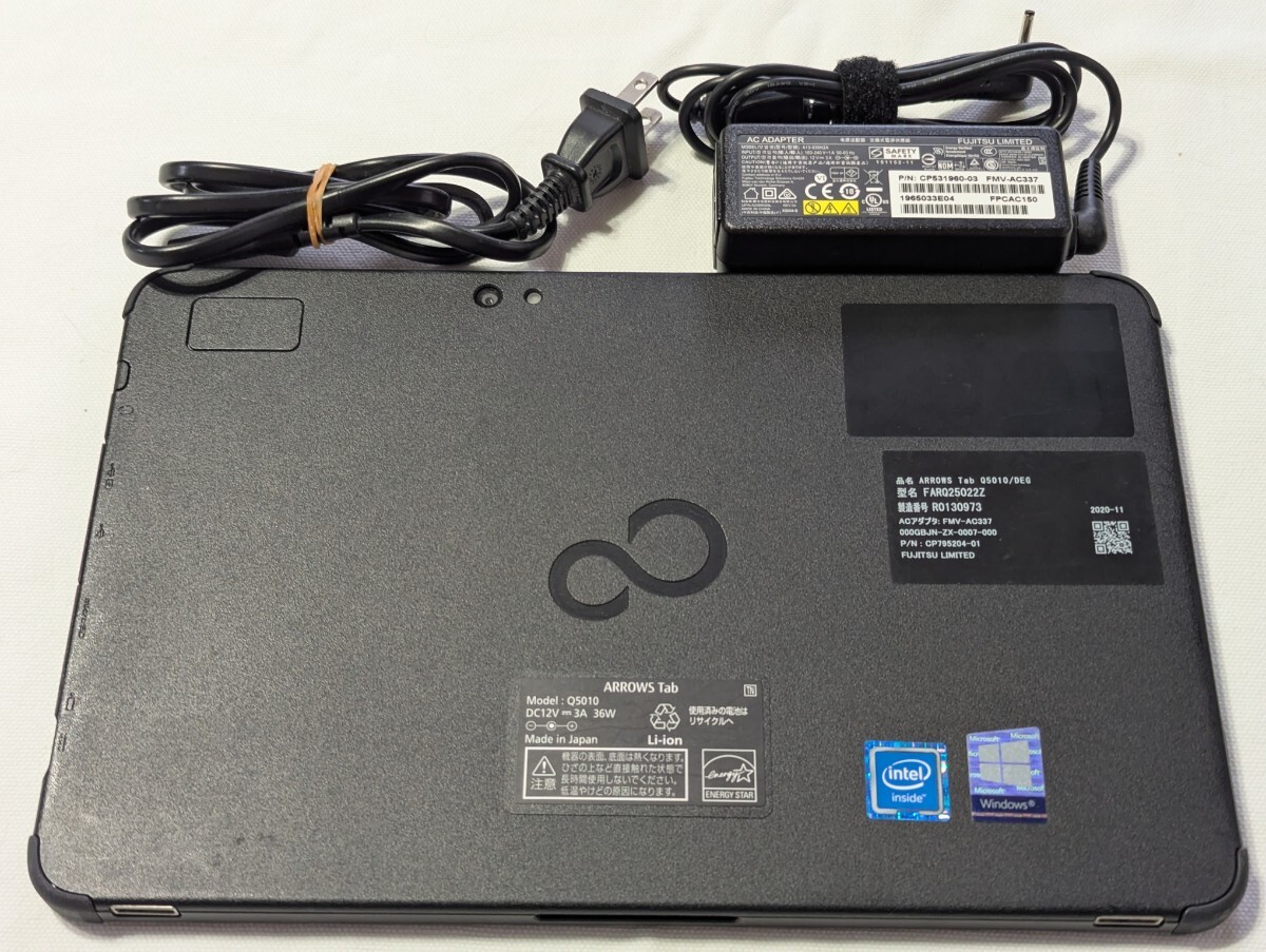 Fujitsu ARROWS Tab Q5010/DEG Celeron SSD 128GB /Windows11
