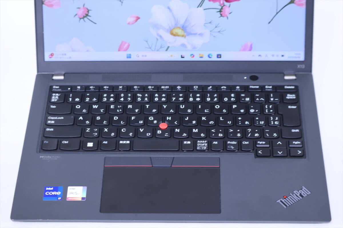 即配 16Gメモリ バッテリー良好 2022年制 Lenovo ThinkPad X13 Gen2 i7-1165G7 16G SSD512G 13.3WUXGA Windows11 WiFi6 11世代CPU