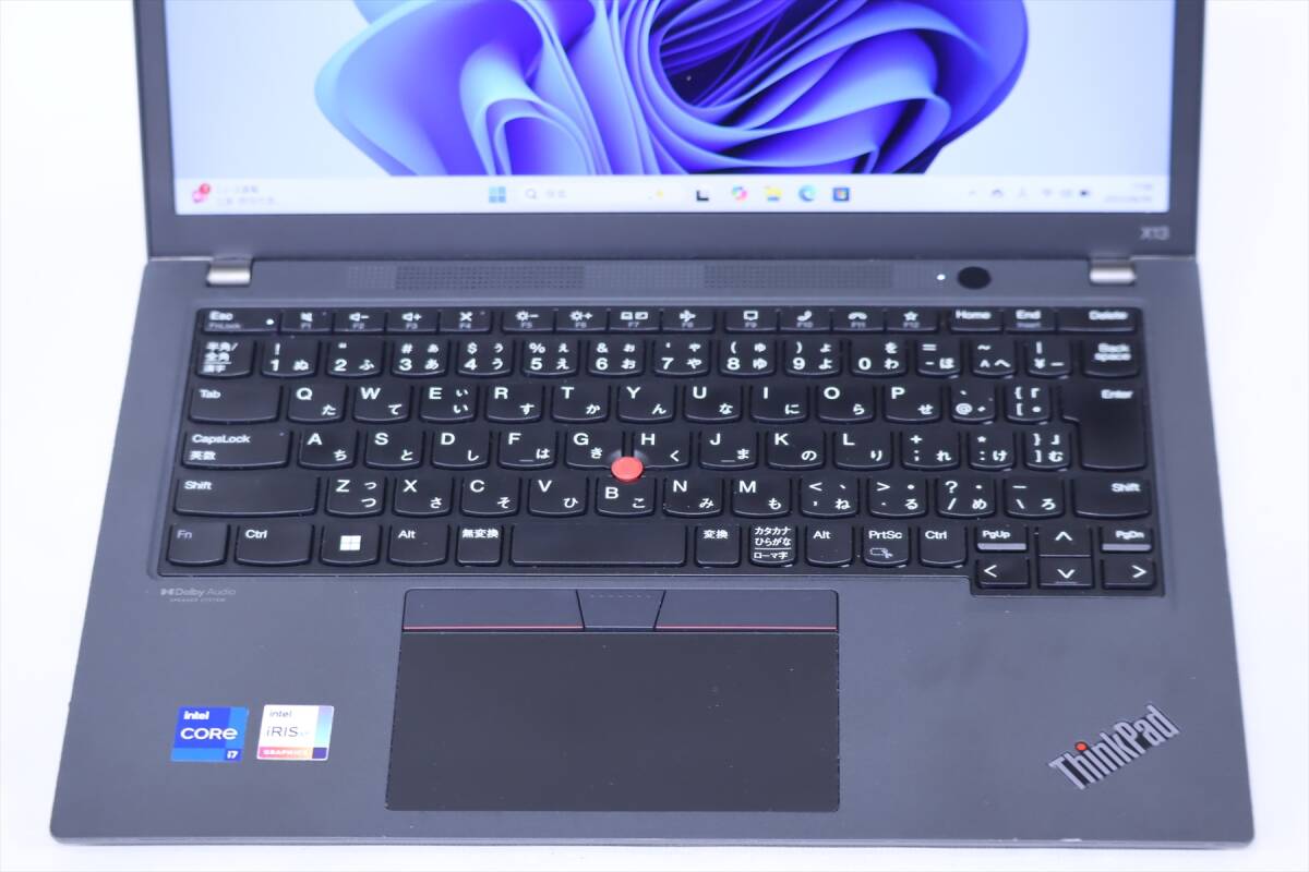 即配 16Gメモリ バッテリー良好 Lenovo ThinkPad X13 Gen2 i7-1165G7 16G SSD512G 13.3WUXGA Windows11 WiFi6 11世代CPU