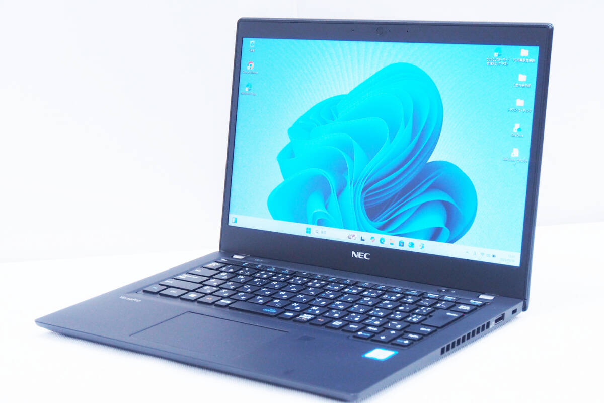 1円～ バッテリー良好 高速SSD 薄型 VersaPro UltraLite Type-VB VKM16/B-5 i5-8365U RAM8G NVMeSSD256G 13.3インチTFT Windows11